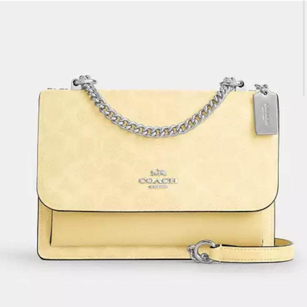 New! Klare Crossbody Bag In Signature Canvas In (NWT
Silver/Hay